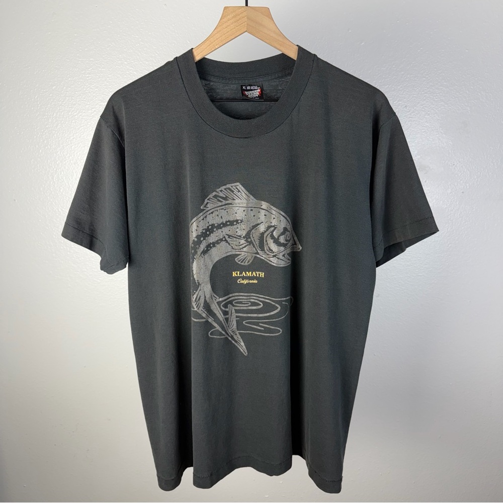 Vintage 90’s Klamath California Tribal Tourist Single Stitch T Shirt Size XL